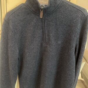 Izod Dark Gray Zip-Up Sweater
